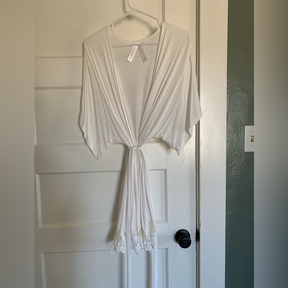 Plum pretty Bridal “getting ready” robe